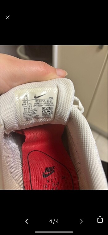 37,5 Beden orjinal nike ayakkabı