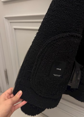 Siyah Kürklü Deri Kadın Ceket - Görsel 3