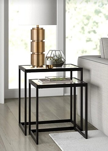 Cam İkili Zigon Sehpa - Görsel 5