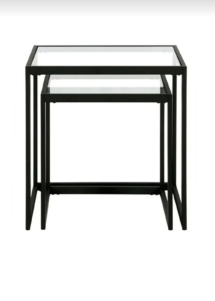 Cam İkili Zigon Sehpa - Görsel 2