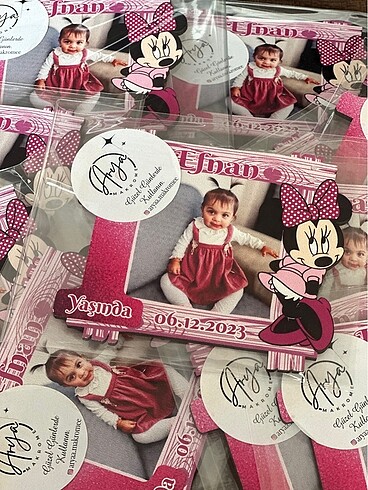 Ahşap resimli magnet