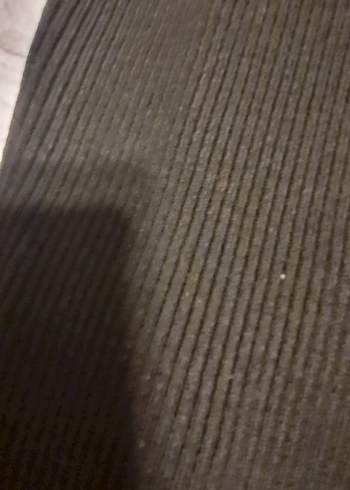 Siyah V Yakalı İnce Triko Kadın Kazak - Görsel 3