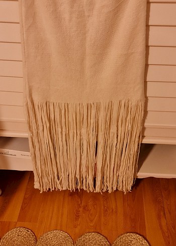 Örgü Beyaz Pamuklu Kadın Kazak - Görsel 3