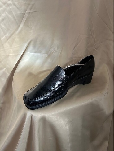 38 Beden siyah Renk vintage loafer