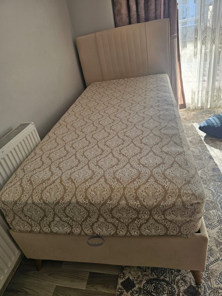 Gri Yılan Desenli Yatak Örtüsü - Görsel 2