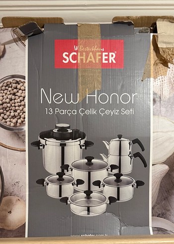 Schafer 13 Parça Çelik Çeyiz Seti - Görsel 5