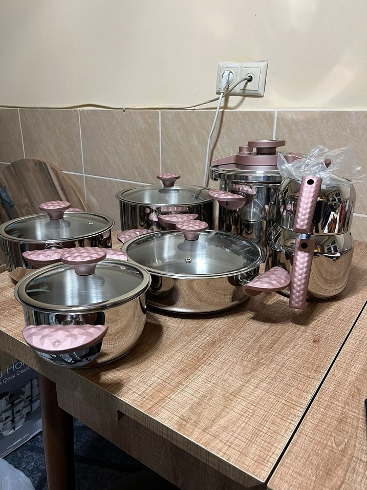 Schafer 13 Parça Çelik Çeyiz Seti - Görsel 2