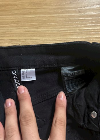 Fermuarlı Siyah Kadın Kot Pantolon - Görsel 2