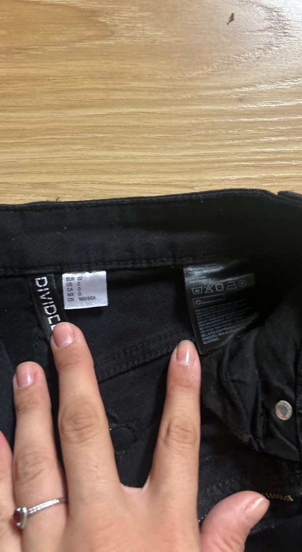 Fermuarlı Siyah Kadın Kot Pantolon - Görsel 2