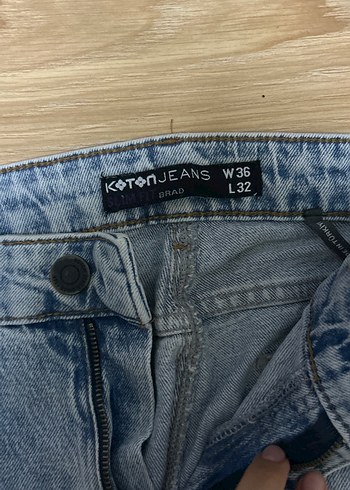 Mavi Pastel Renk Erkek Midi Boy Denim Jean - Görsel 2