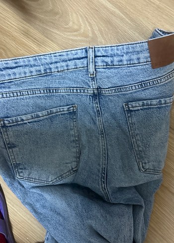 Mavi Pastel Renk Erkek Midi Boy Denim Jean - Görsel 3