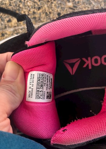 Pembe Siyah Spor Ayakkabı Kadın Sneakers - Görsel 2