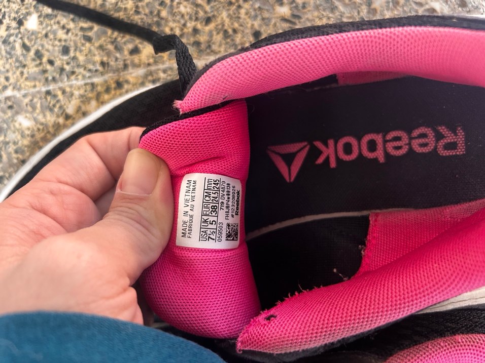 Pembe Siyah Spor Ayakkabı Kadın Sneakers - Görsel 2