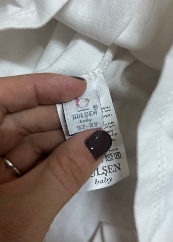 Kız Çocuk Beyaz Dantel Nakışlı Elbise - Görsel 2