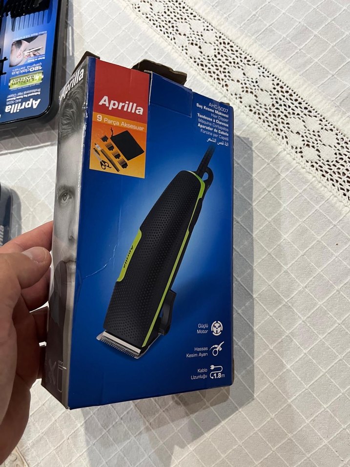 Aprilla Siyah Gri Saç Kesme Makinesi - Görsel 3