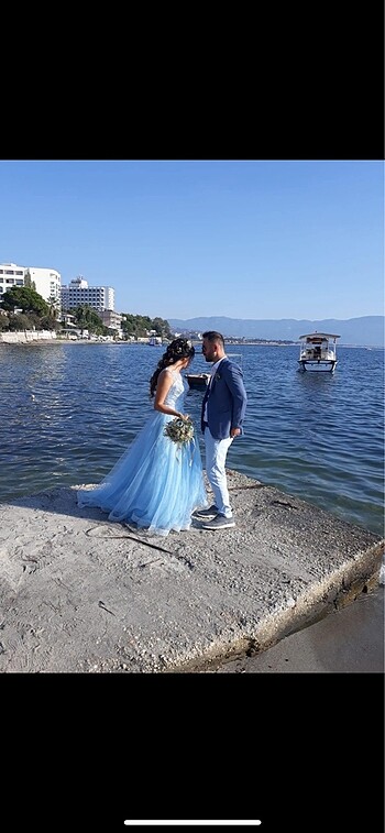 Bebe mavisi nişanlık