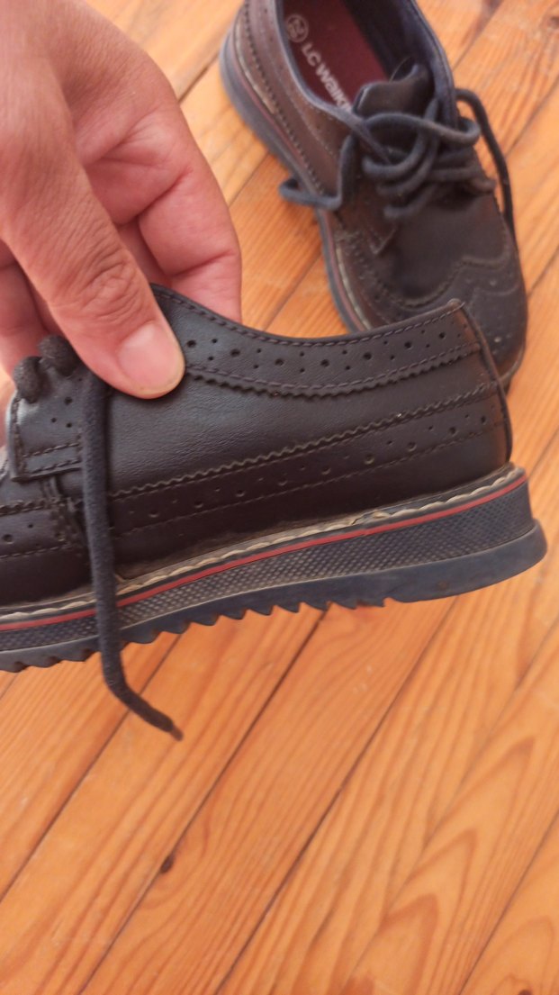 Koyu lacivert Bağcıklı Erkek Çocuk Ayakkabısı - Görsel 2