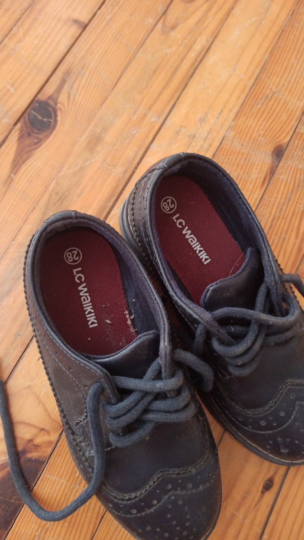 Koyu lacivert Bağcıklı Erkek Çocuk Ayakkabısı - Görsel 3