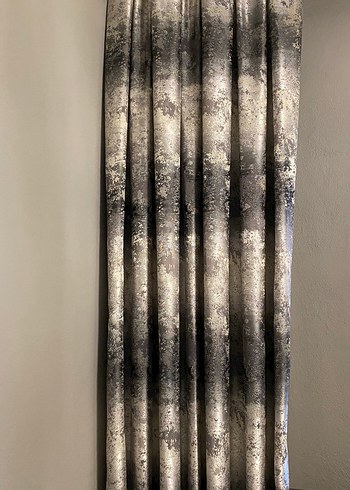 Gri Batik Modern Perde - Görsel 3