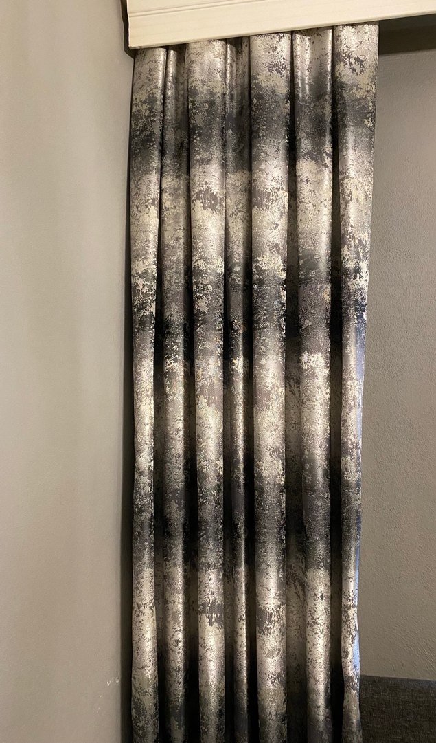 Gri Batik Modern Perde - Görsel 3