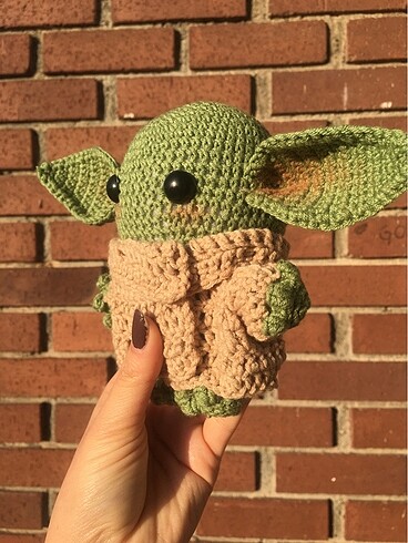 Diğer Baby Yoda Amigurumi Oyuncak