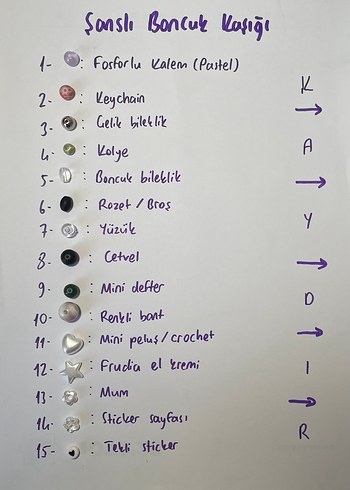 Şanslı Boncuk Kaşığı Scoop Order