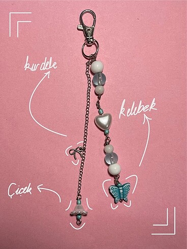 Keychain Kelebek Anahtarlık