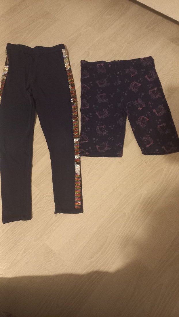 Lacivert 2 adet tayt - Görsel 2