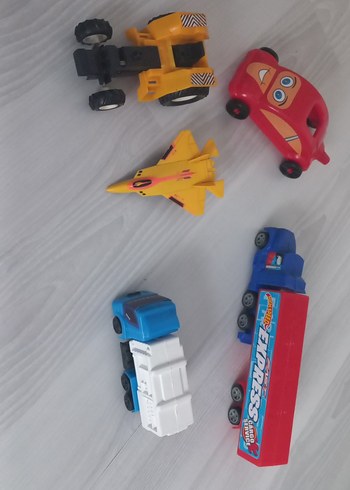 Renkli Oyuncak Araç Seti - Görsel 2