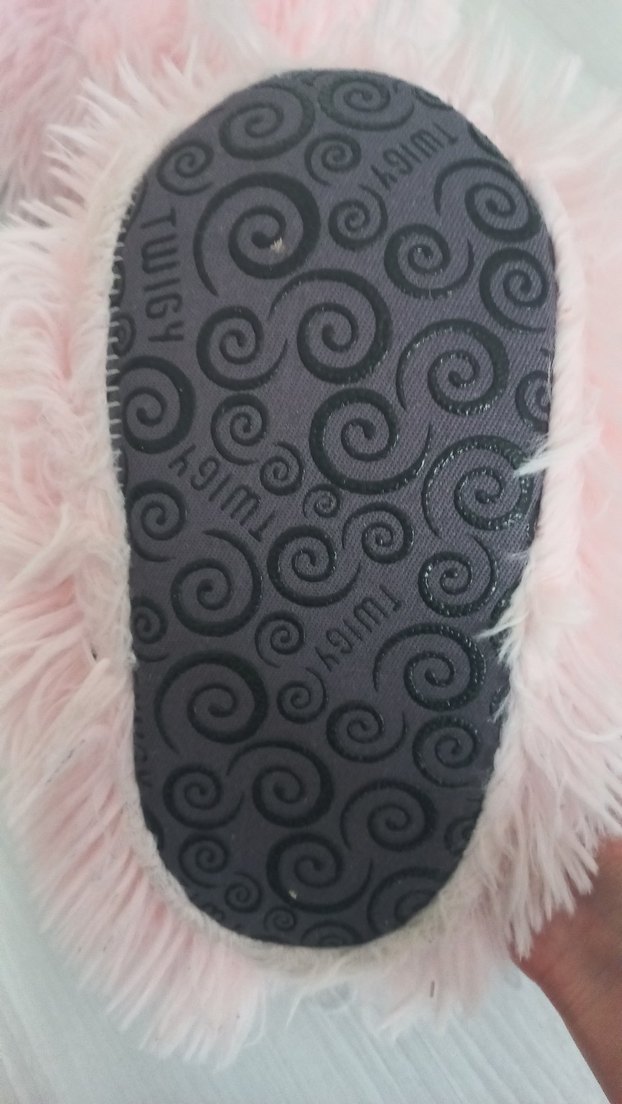 Twigy pembe Peluş Terlik panduf - Görsel 3