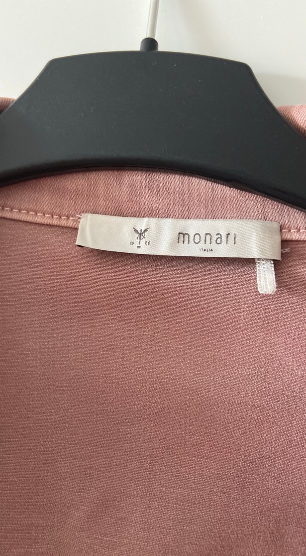 Pembe Nakışlı Düğmeli Denim kot Ceket - Görsel 4