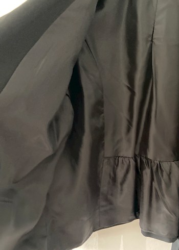 Siyah Kısa Kesim Kadın Blazer Ceket - Görsel 3