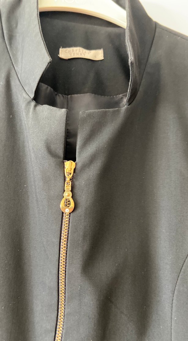 Siyah Kısa Kesim Kadın Blazer Ceket - Görsel 4