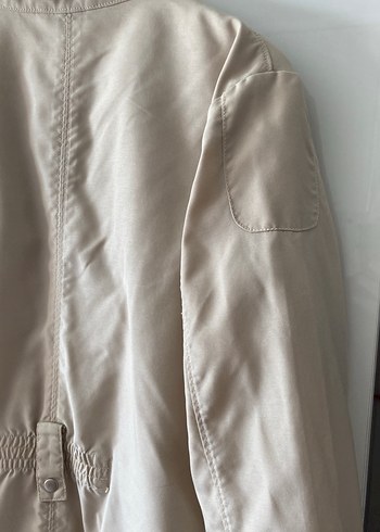 Bej çift Fermuarlı Kadın Ceket - Görsel 9