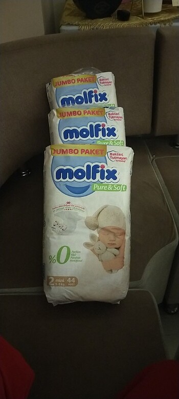 Molfix püre&soft bebek bezi 2 numara 