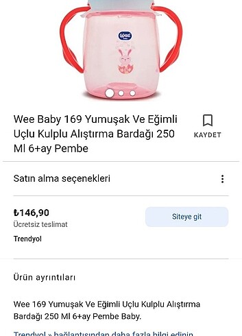 Wee alıştırma bardağı