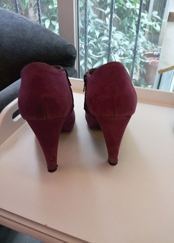 39 Beden steve madden Mor Süet Topuklu Kadın Abiye Ayakkabı