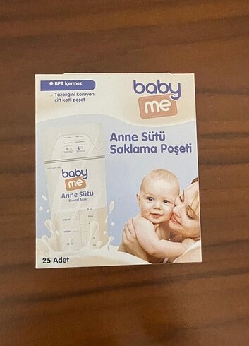 universal Beden beyaz Renk Baby me anne sütü saklama poşeti 
