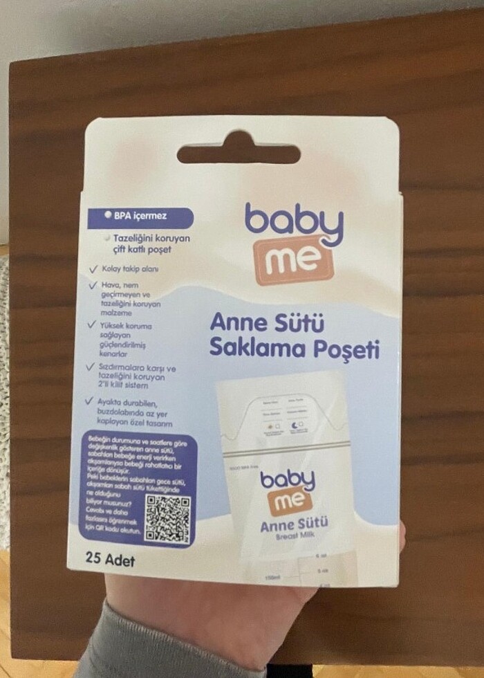 Baby me anne sütü saklama poşeti  - Görsel 3