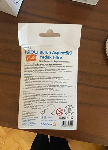 Baby plus burun aspiratörü