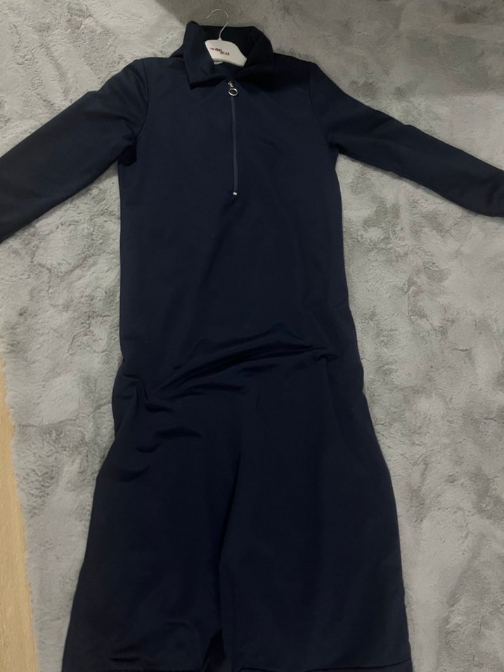 Önü fermuarlı tunik-elbise - Görsel 2