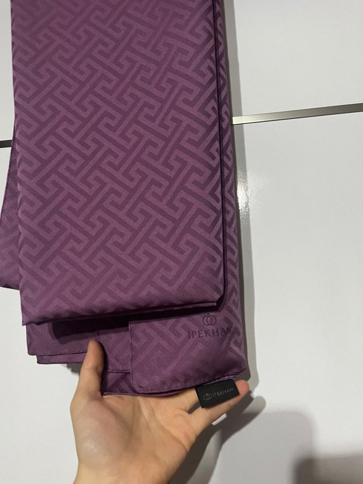 Mor Drapeli Kadın Şal - Görsel 2