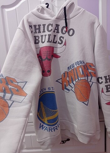 m Beden NBA baskılı sweatshirt