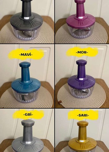 Renkli Çok Amaçlı Plastik Doğrayıcı