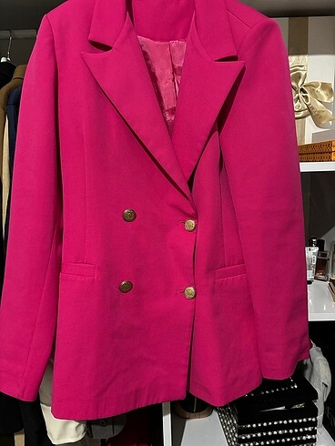 Pembe blazer - Görsel 2