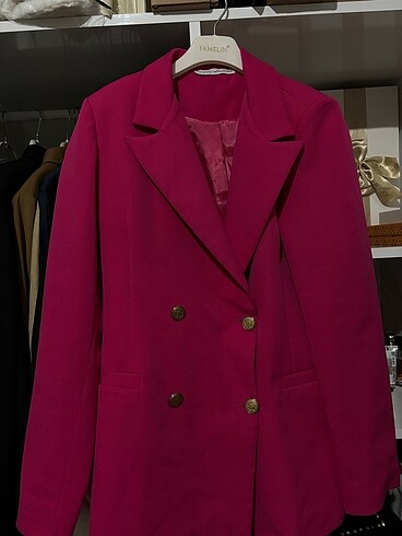 Pembe blazer - Görsel 8