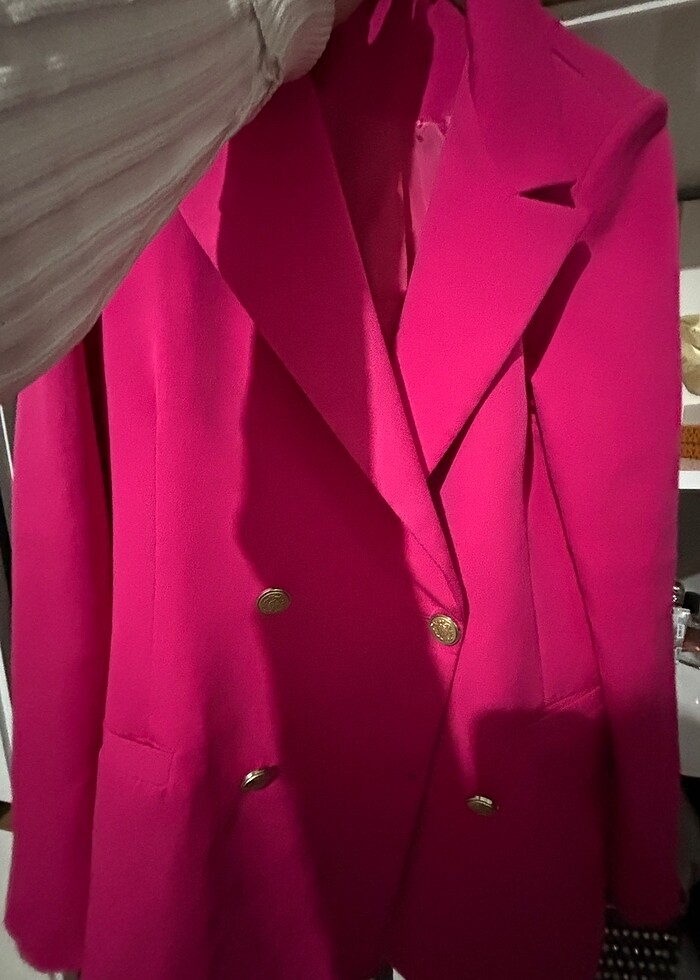 Pembe blazer - Görsel 5
