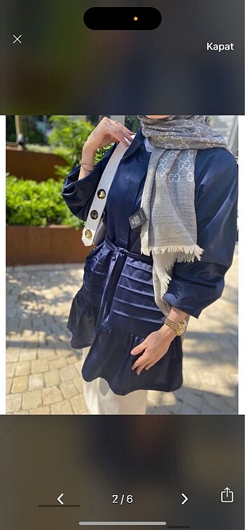 diğer Beden lacivert tunik fırfırlı