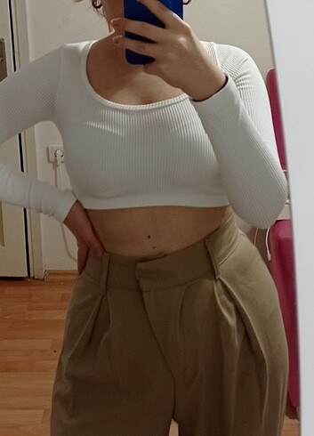 Crop bluz üst