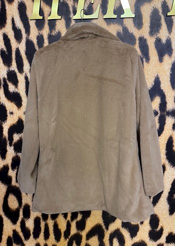 Açık Kahve Kadın Suni Kürk Ceket - Görsel 3